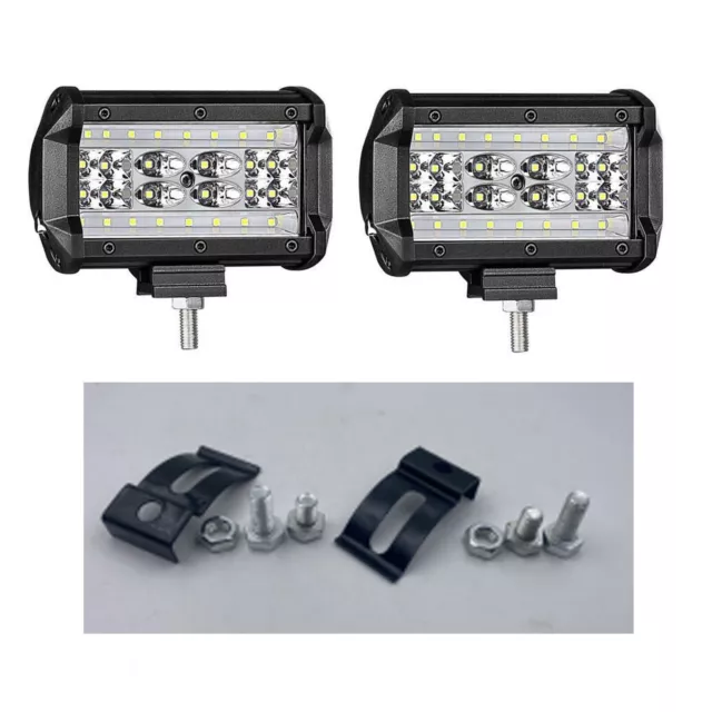 2x84W LED Fernscheinwerfer Arbeitsscheinwerfer 12V 24V PKW LKW SUV Auto Anhänger 3