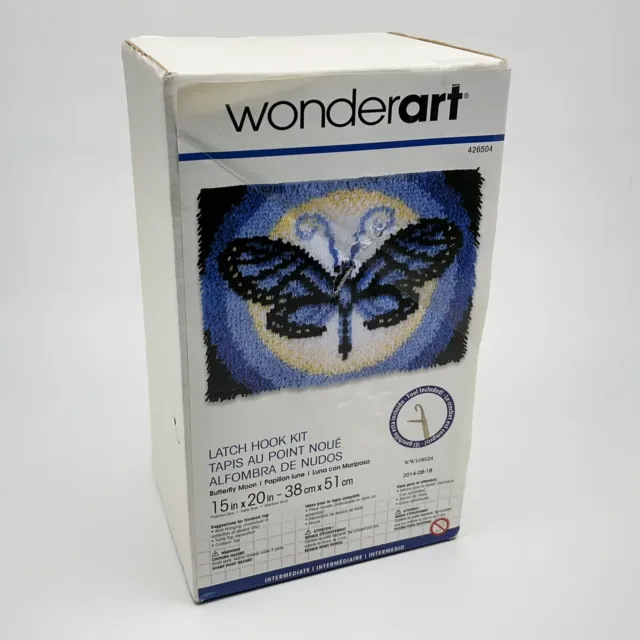 Kit de gancho de pestillo luna mariposa vintage Wondert Wonder Art nuevo caja abierta