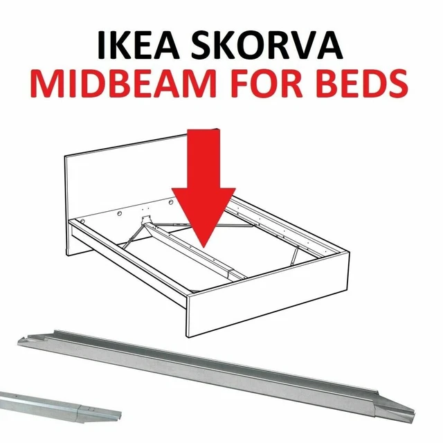 NEW IKEA SKORVA Midbeam support beam galvanized Steel Adjustable 901.245.34 54.95 PicClick