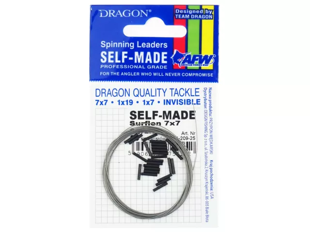 Dragon Self-Made 7x7 Surflon 2.5m 6-9kg Spinning Leaders