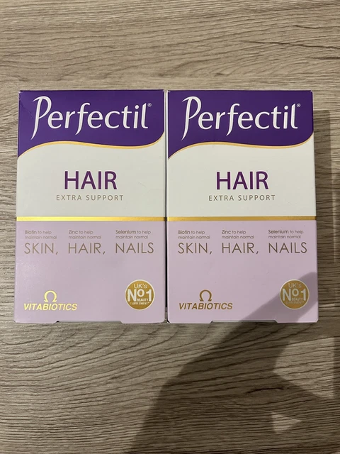 Perfectil Extra 2 X VITABIOTICS Perfectil Hair extra support 60 X 2 =120 Tablets £16.13 ...