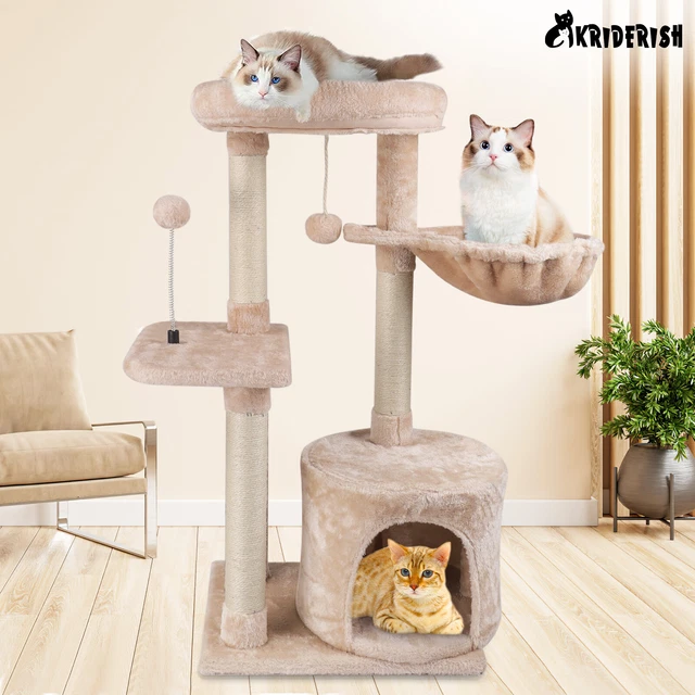 Large Cat Tree Multilevel Climbing Tower Kitten Scratching Post Activity Centre