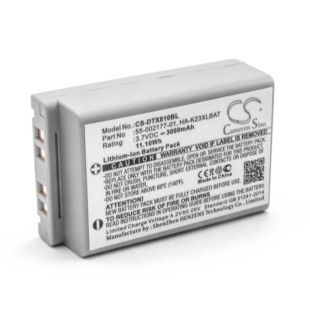 Batterie De Remplacement Pour Scanner Code-barre Casio HA-F21LBAT / HA-F20BAT - 1880 MAh, 3,7 V - Vhbw - Compatible Terminaux POS - 7