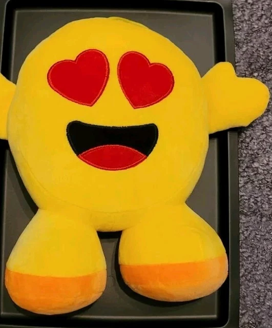 Emoji Plüschtier Mit Herzaugen & 'I Love You' – Kuscheliges Geschenk Für Liebste