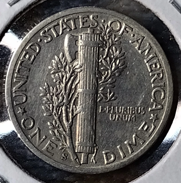 1943 S Mercury Winged Liberty Head  Dime  - NR