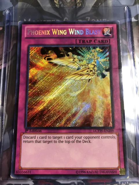 YuGiOH! Phoenix Wing Wind Blast - Secret Rare - LCYW-EN298 1st Edition MP