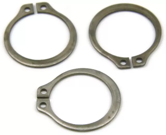 Rotor Clip SH-50 SS Stainless Steel External Shaft Retaining Ring 1/2 QTY 25