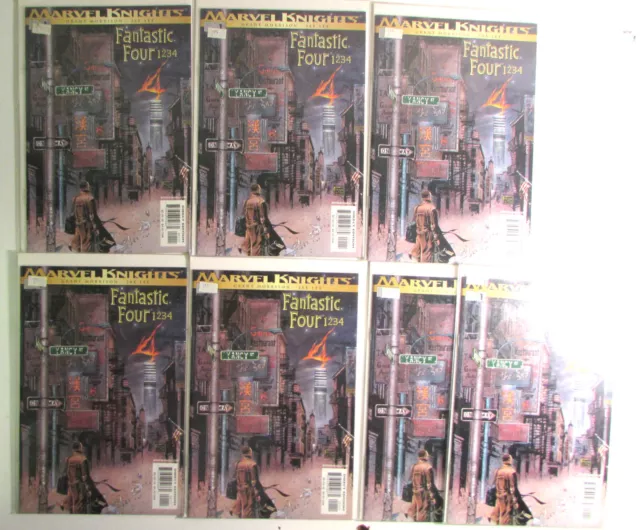 Fantastic Four 1234 Lot of 7 #1x7 Marvel Comics (2001) NM 1st Print Comic Books