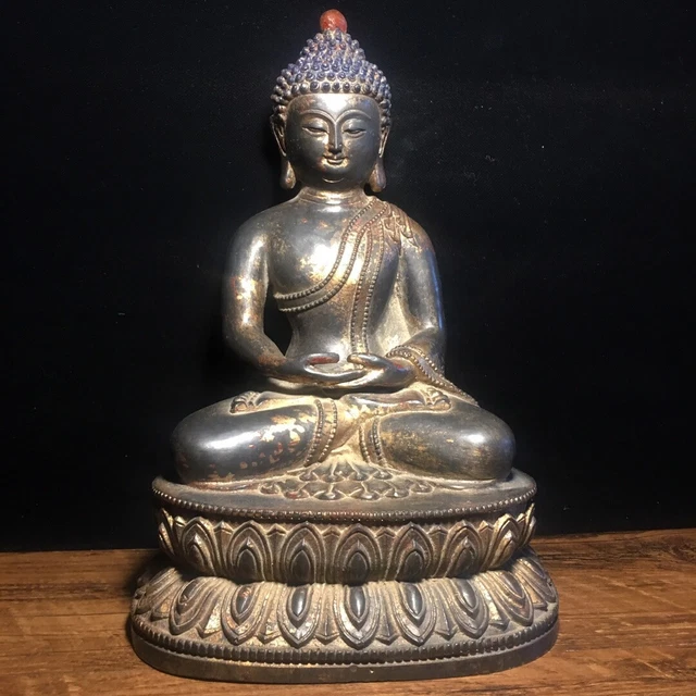 Chinese Exquisite Handmade Buddha Bronze Statue