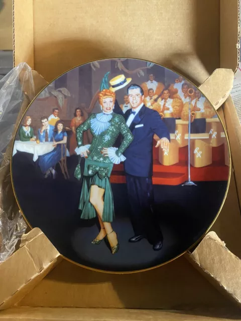 I Love Lucy Night at the Copa - Hamilton Collector Plate ~ 1991