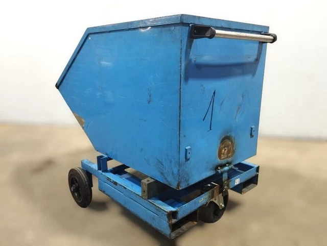 Carrello carrello elevatore cassone ribaltabile contenitore ribaltabile trasloco truciolare contenitore ribaltabile 0,4 m3 44694