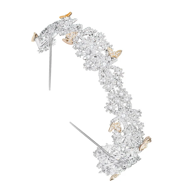 Bandeau De Cheveux Strass étoiles - Serre-tête Mariée, Princesse, Soirée - Diadème Scintillant - Accessoire Coiffure Féminin - 13