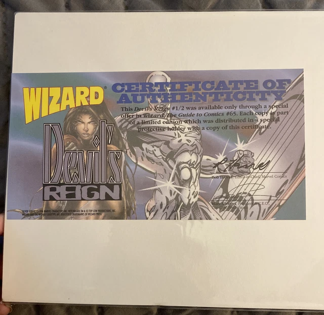Wizard Devil’s Reign #1/2 Silver Surfer Witchblade Limited Edition with COA 2