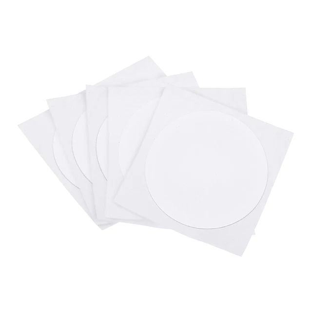 20Pcs 25mm/1" Dia NFC Sticker NTAG215 504 Bytes Blank Round NFC Tags White