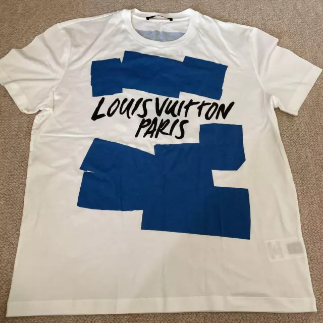 LOUIS VUITTON NBA 2021SS Embroidery T-Shirt XS Blue Auth Men Used from  Japan