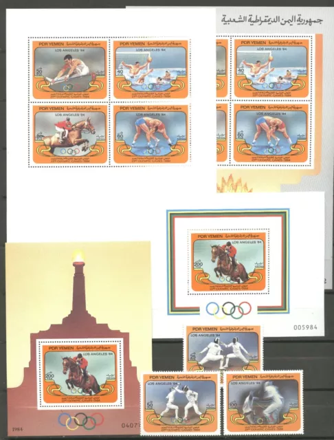 Olympiade 1984, Olympic Games - Südjemen, Jemen, Yemen - ** MNH