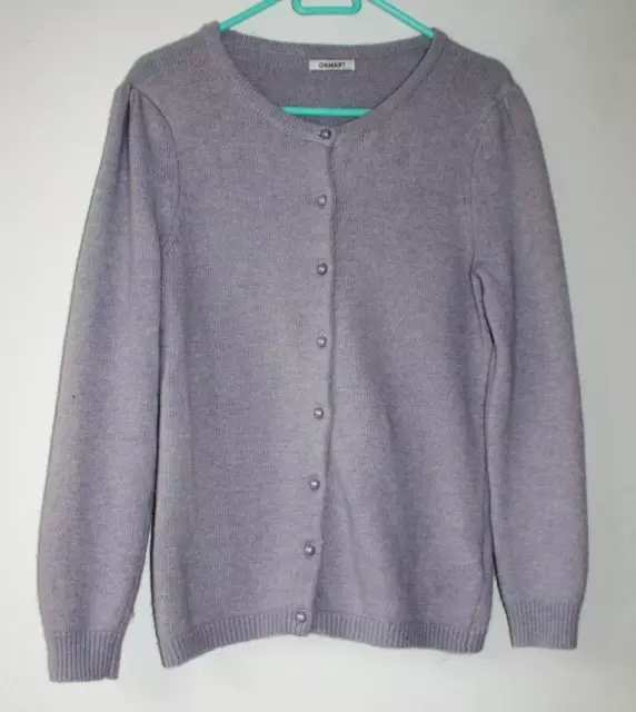Knox Rose NWT size small fuzzy soft mauve lace back pullover sweater