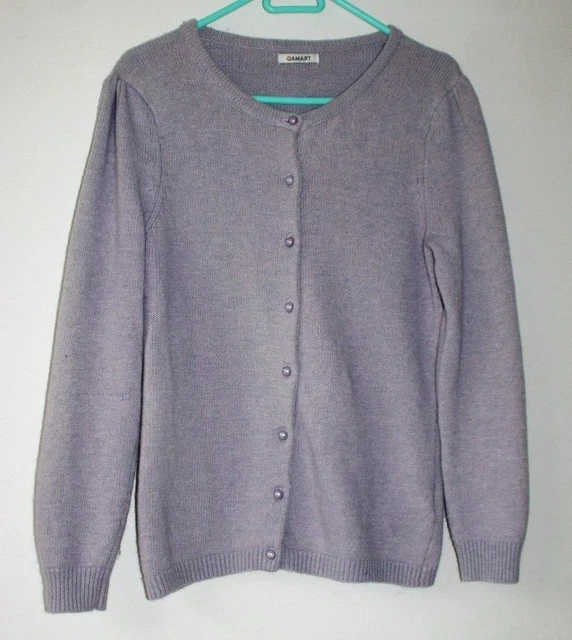 Knox Rose NWT size small fuzzy soft mauve lace back pullover sweater