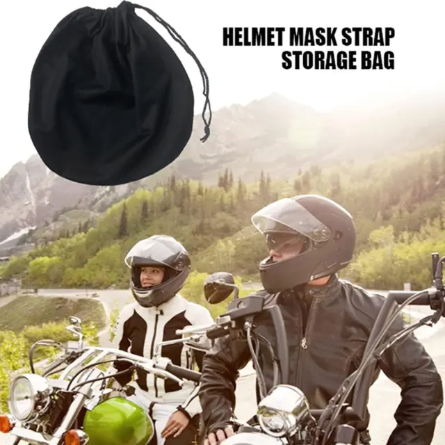 Motorcycle helmet lid locker helmet bag storage bag security bag Black K3T5