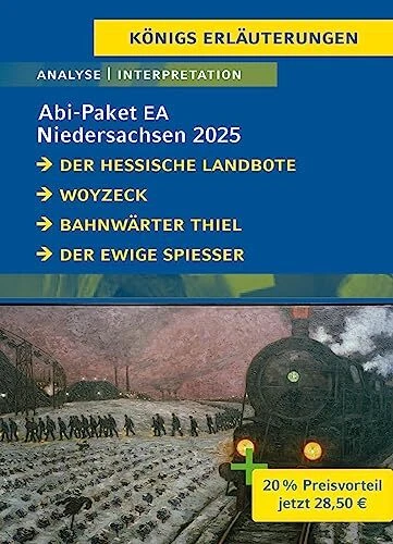 GEORG BÜCHNER G Abitur Niedersachsen 2025 EA Deutsch - P (Paperback
