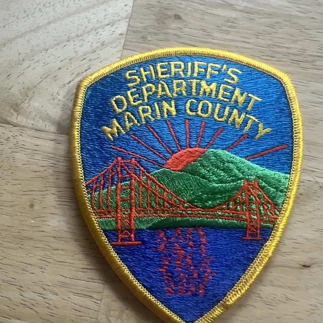 MARIN COUNTY CALIFORNIA Sheriff New Obsolete Patch £10.64