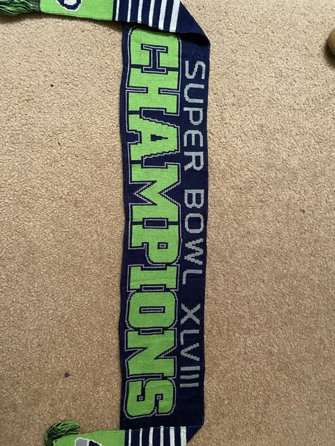 NFL Seattle Seahawks Super Bowl XLVIII Champions Scarf