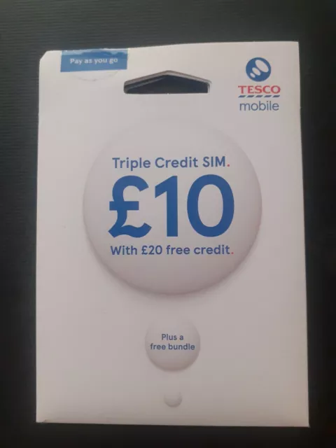 Tesco 02 scheda SIM