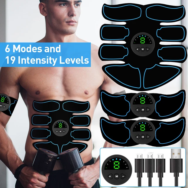 MarCoolTrip MZ-7 Ab Stimulator Belt: EMS Muscle Toner For Home Abdominal Training