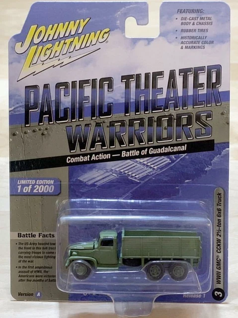 Johnny Lightning Second World War Gmc Cckw 1/2 Ton Truck 1942 Mi Jun Battle Of G