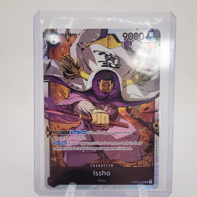 ONE PIECE CARD Game Issho OP03-078 SR Pillars of Strength Japanese x4