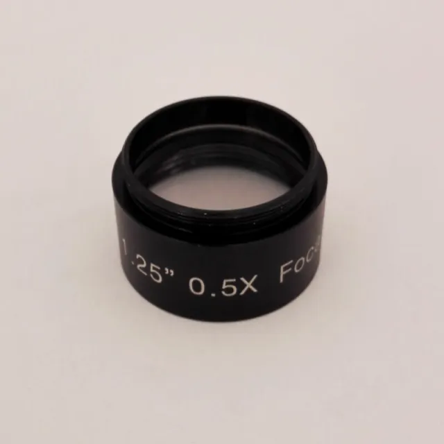 1.25" Telescope Eyepiece 0.5x Focal Reducer Lens with Threaded end