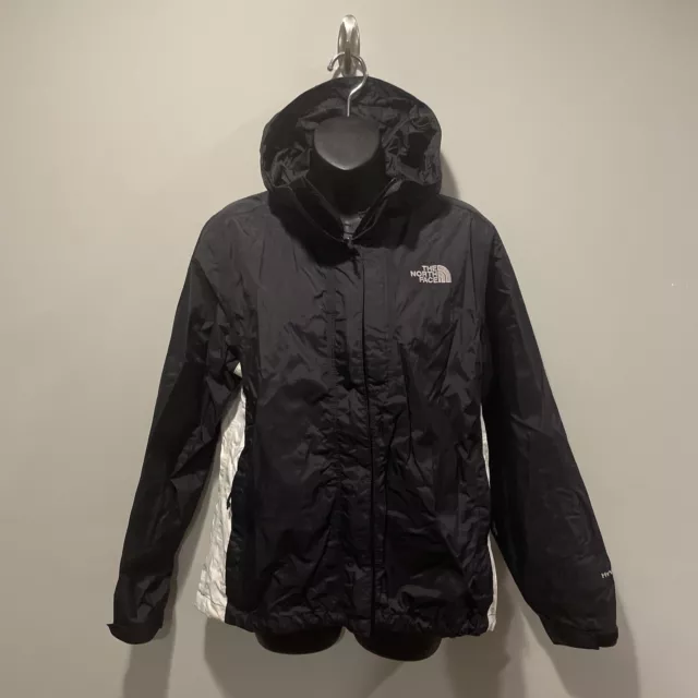 The North Face Womens Hooded Windbreaker Full Front Zip Jacket - Medium