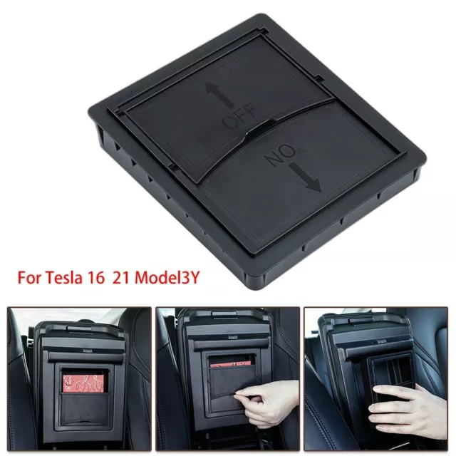 Auto Zentral Kontrolle Armlehne Griff Hidden Aufbewahrungsbox for Tesla Model3 /