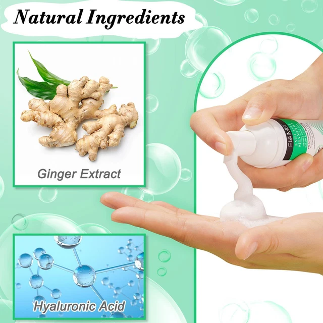 Eyelash Extension Foam Cleanser Shampoo 50ml & Brush Wash Lash Cleaner_ D3C9
