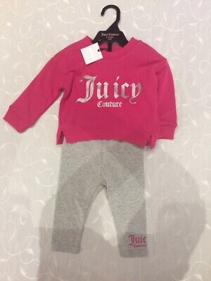 Juicy Couture Baby GIRL'S Top & Leggings Set -2 pezzi (9 mesi)