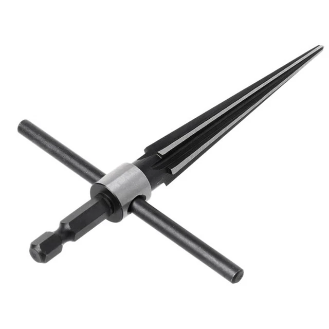 3-13mm Hand Held Tapered Reamer T Handle 6 Flute Beveling Cutting Drill Tool