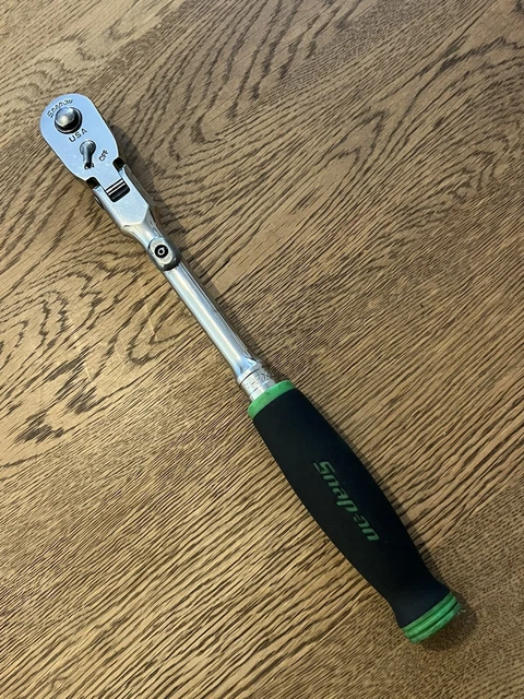 snap on Ratchet 3/8” drive Locking Flexi Head Comfort Quick Release FHRX80A