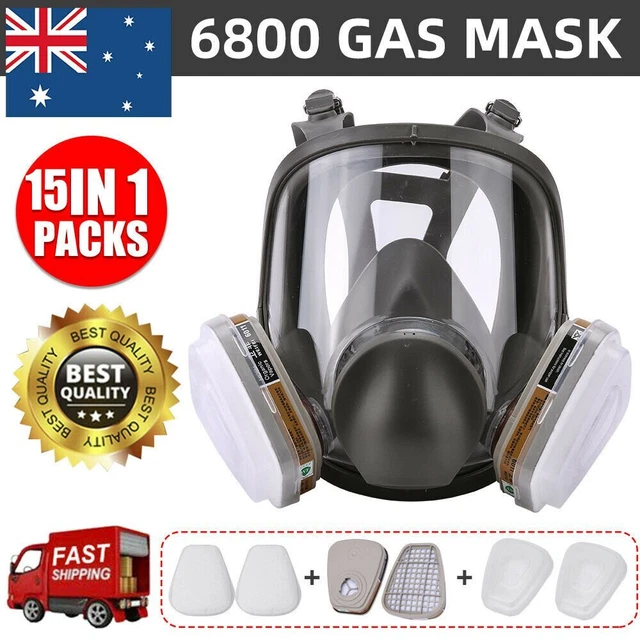 Mask Filter Box 15 IN1 GAS Mask Combination With Filter Box Full Face Facepiece ...