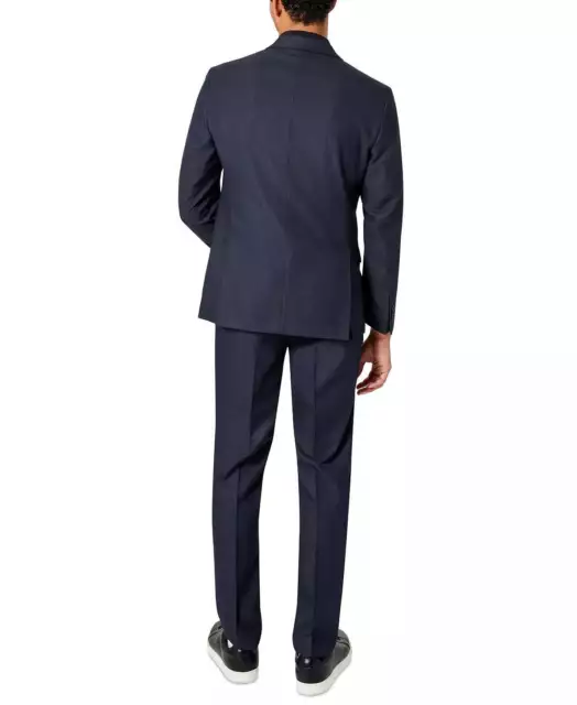 Kenneth Cole REACTION Men's Performance Slim Fit Suit 38R / 31 x 32 Navy Blue 3