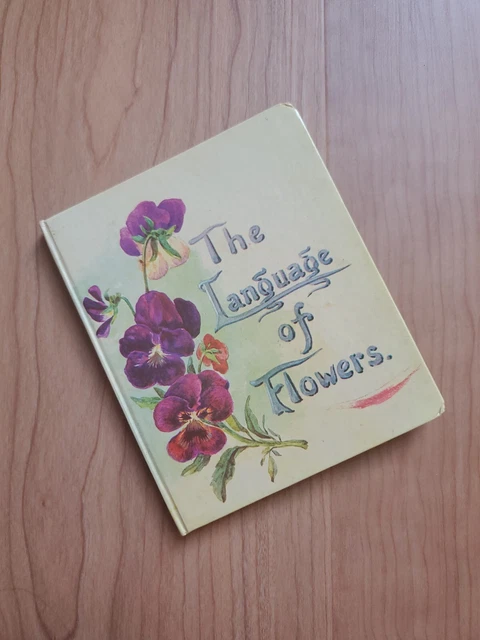 RARE Vintage 1974 HB Book The Language of Flowers by Margaret Pickston