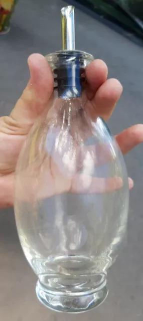 Oil & Vinegar Glass Bottle Cruet With Spout