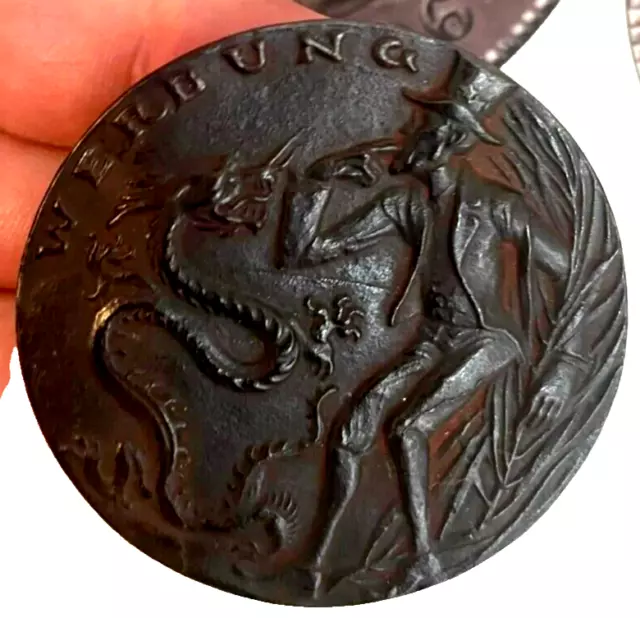1917 Wilson's Successes Goetz Medal, Goetz medal Die State, die crack, LDS UNC
