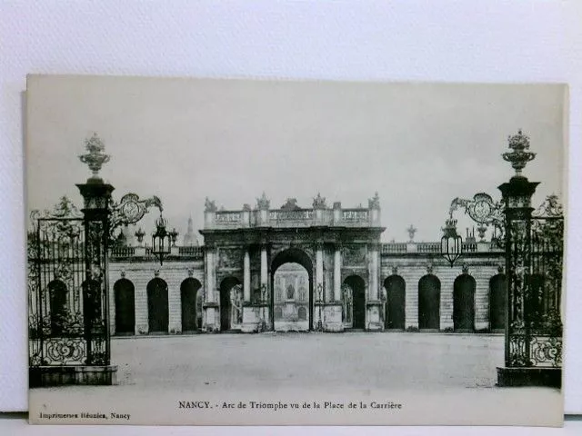 AK Nancy, Arc de Triomphe vu de la Place de la Carrière; ungelaufen, ca. 1910