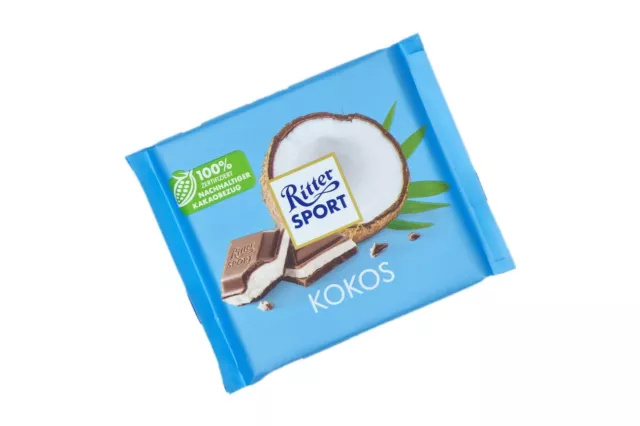 4x/8x Ritter Sport Coconut / Cocos 🍫 genuine chocolate from Germany ✈TRACKED
