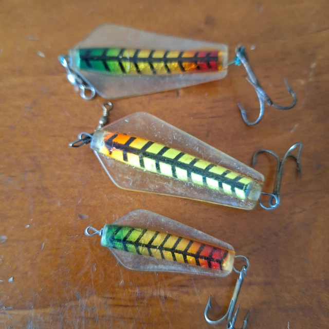 WIGSTONS TASSIE DEVIL Fishing Lures X 3 Freshwater Fishing Tasmanian
