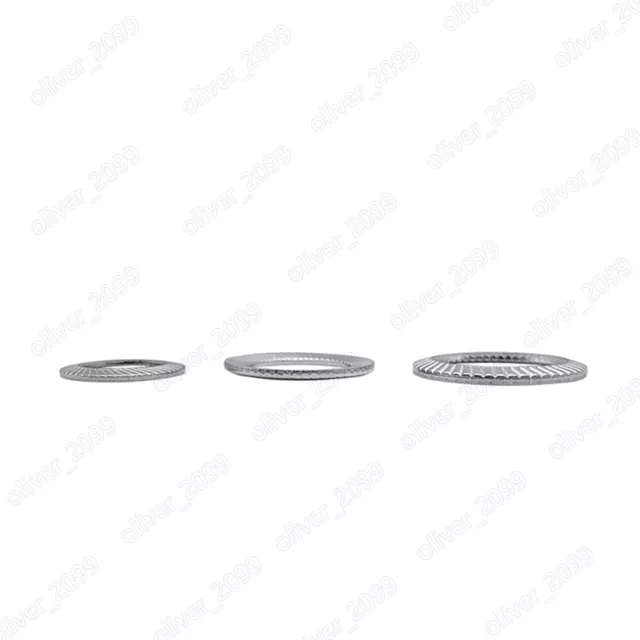 304 Stainless Steel Serrated Safety Washers M2.5 M3 M4 M5 M6 M8 M10 M12 M20 M30 3