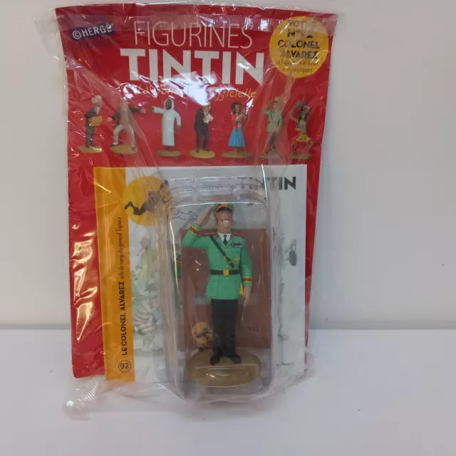 Figurine Tintin Collection Officielle  - Le Colonel Alvarez - N° 92