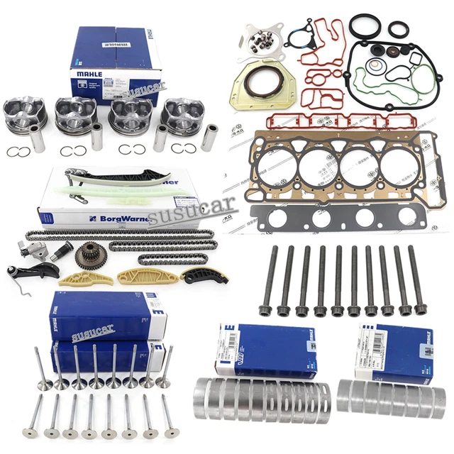 OEM ENGINE OVERHAUL Rebuild Valves Kit For VW Audi 2.0 TFSI with ...