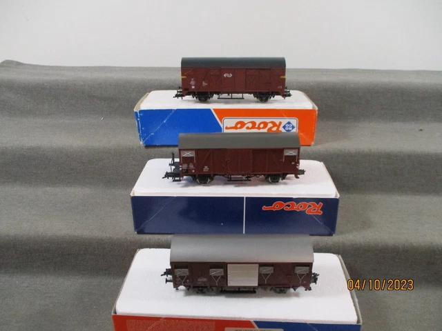 ROCO SPUR H0 47519, 67706, 47309 Diverse Güterwagen Set 3-teilig in OVP ...