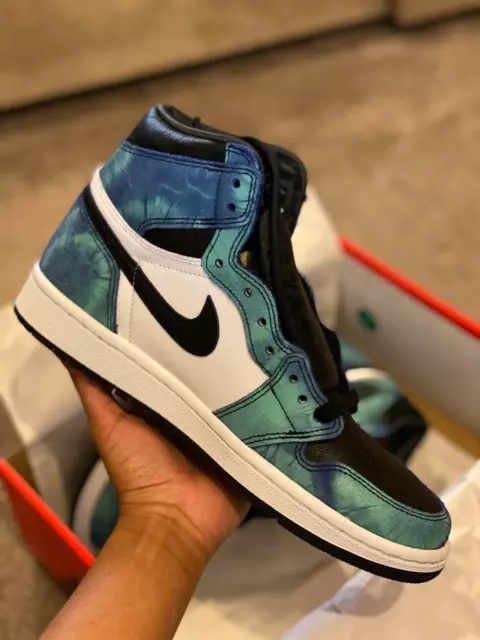 JORDAN 1 RETRO High Tie Dye W Size UK 5 US 7.5 BRAND NEW IN
